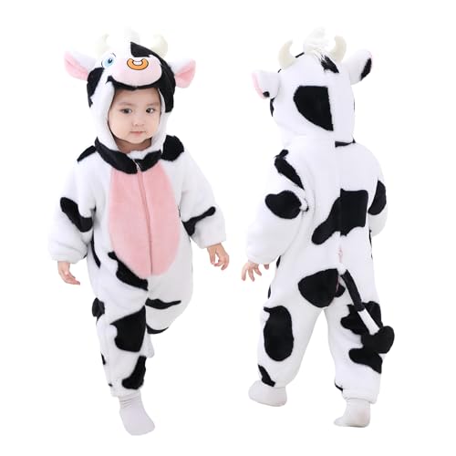 TONWHAR Kinder- und Kleinkind-Kostüm, Tier-Outfit, Baby, Jungen, Mädchen, einteiliger Strampler, Overall (3,5–4,5 Jahre/Körpergröße: 104,1–116,8 cm/Beigebär) von Tonwhar