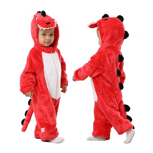 TONWHAR Overall für Kinder, Mädchen, Strampler für Kinder, Halloween, Dinosaurier, 3-4 Años/Höhe: 100 – 108 cm TONWHAR Overall für Kinder, Mädchen, Strampler für Kinder, Halloween, Dinosaurier, 3-4 Años/Höhe: 100 – 108 cm von Tonwhar