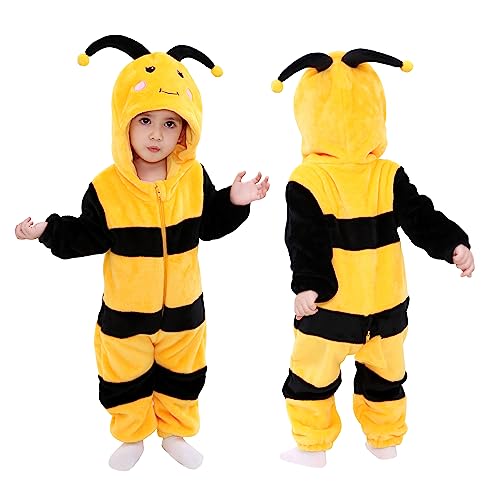 TONWHAR Strampler für Jungen und Mädchen, Tierform, Halloween, Party, kleine Biene, 3-6 Months TONWHAR Strampler für Jungen und Mädchen, Tierform, Halloween, Party, kleine Biene, 3-6 Months von Tonwhar
