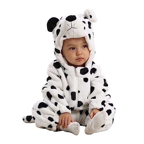 TONWHAR Tier-Halloween-Kostüm für Kinder und Kleinkinder, Einteiler, Einteiler, Schneeleopard, 4-5T/Height:41"-46" TONWHAR Tier-Halloween-Kostüm für Kinder und Kleinkinder, Einteiler, Einteiler, Schneeleopard, 4-5T/Height:41"-46" von Tonwhar