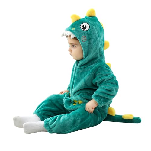 TONWHAR Tierkostüm für Babys und Kleinkinder in einem Stück (2-3T, grüner Dinosaurier) von Tonwhar