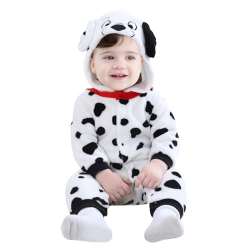 TONWHAR Uni Baby Tier Halloween Kostüm Kinder und Kleinkinder Herbst Winter Outfits Jumpsuit, Niedlicher Hund, 2-3 Jahre TONWHAR Uni Baby Tier Halloween Kostüm Kinder und Kleinkinder Herbst Winter Outfits Jumpsuit, Niedlicher Hund, 2-3 Jahre von Tonwhar