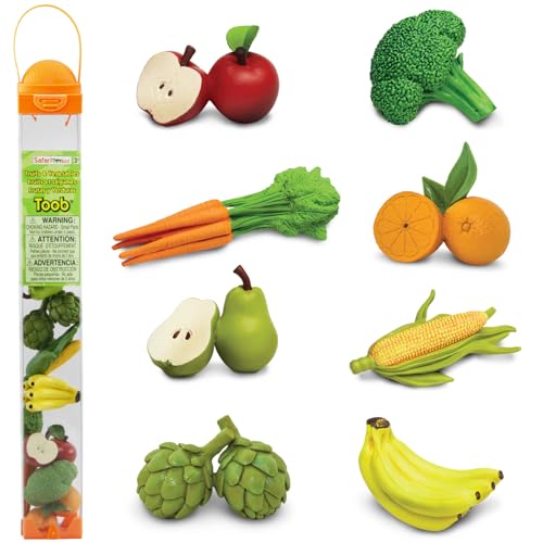 Toob SAF-387 Obst und Gemüse Miniaturen (Mehrfarbig) von Safari Ltd.