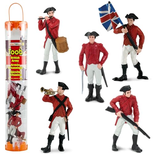 Toob "Safari American Revolution British Army Miniaturen (Mehrfarbig) von Safari Ltd.