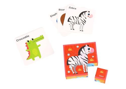 Andreu Toys- Animal Block emboîtables et Puzzles, 921 TL690, Multicolore Andreu Toys- Animal Block emboîtables et Puzzles, 921 TL690, Multicolore von Tooky Toy