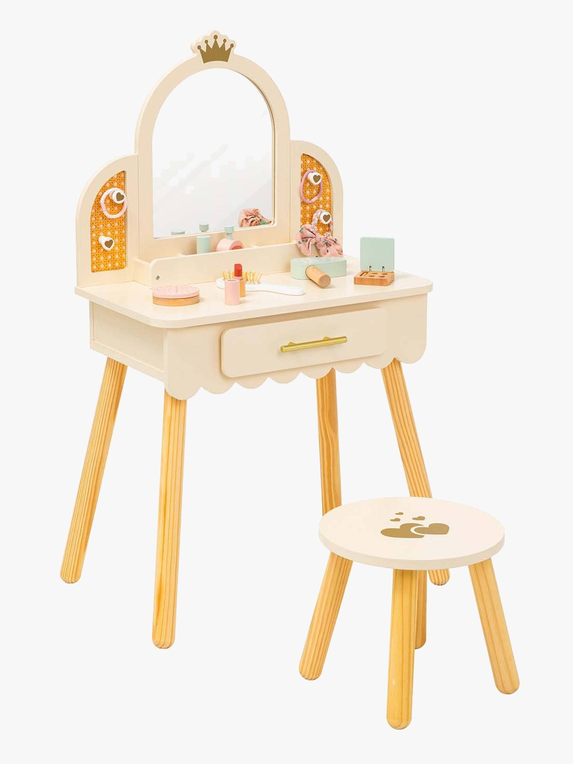 Tooky Toy Schminktisch Mit Zubehör Tooky Toy Schminktisch Mit Zubehör von Tooky Toy