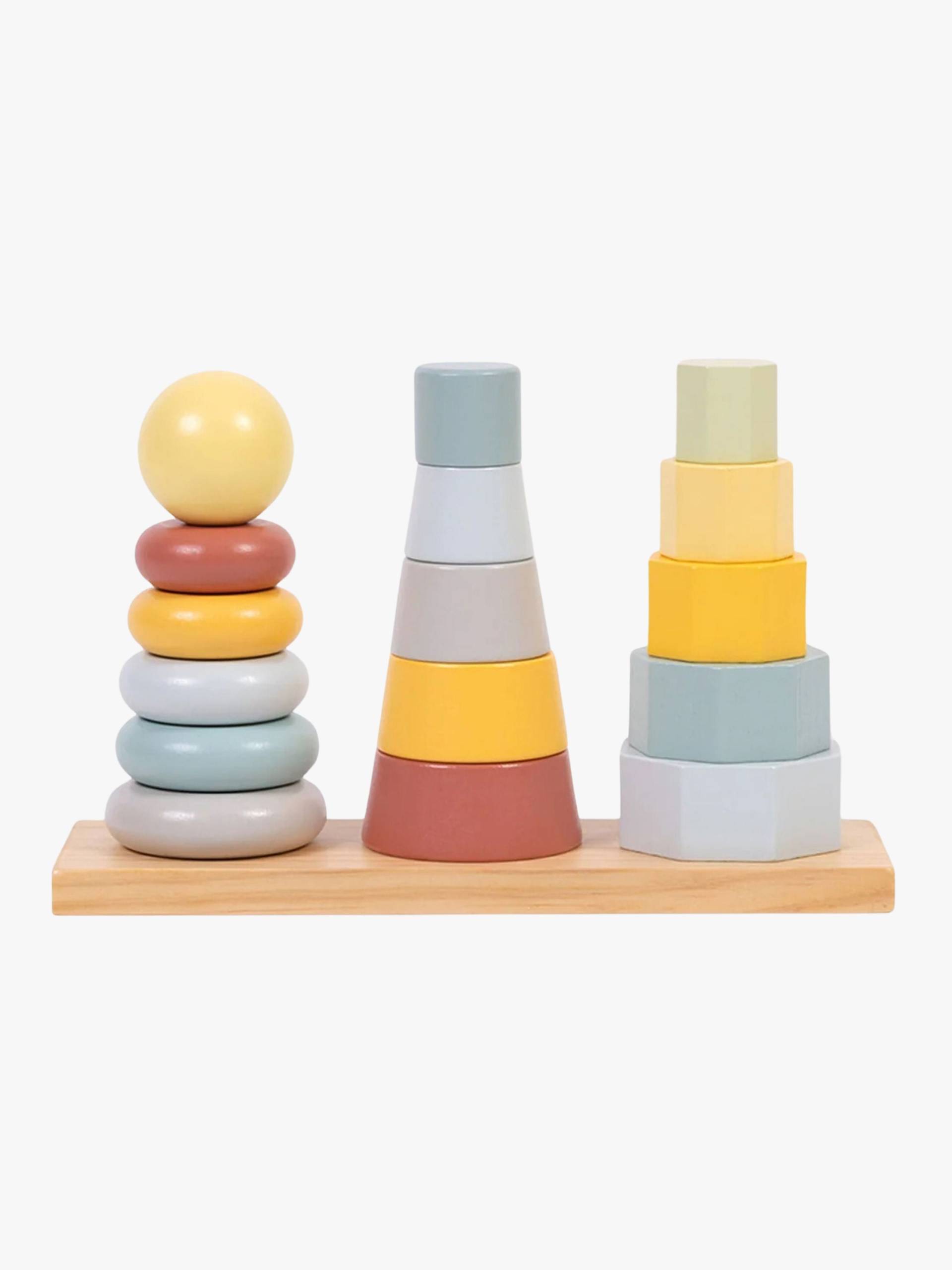 Tooky Toy Shape Tower Stapelspielzeug, Babyspielzeug Tooky Toy Shape Tower Stapelspielzeug, Babyspielzeug von Tooky Toy