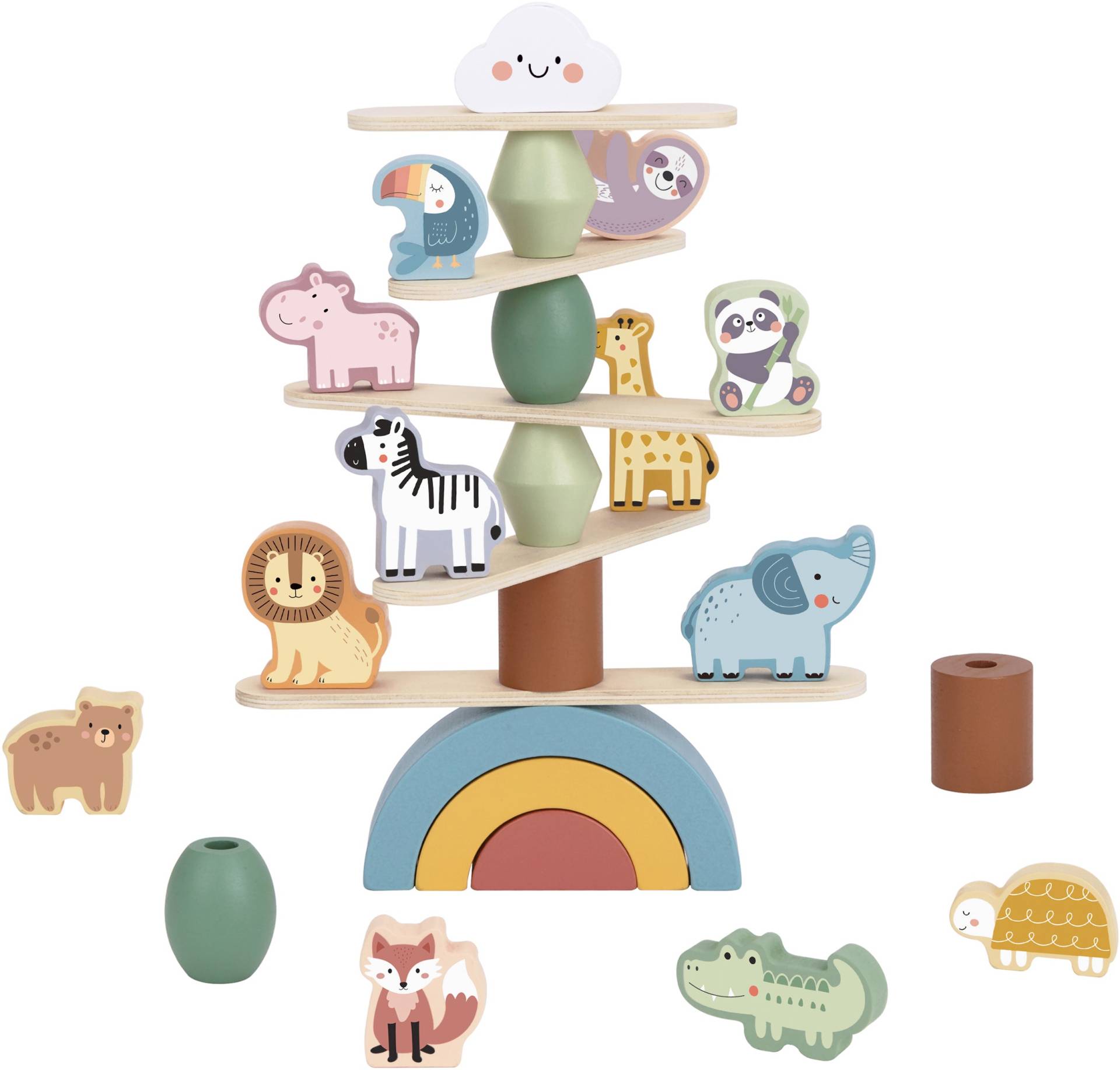 Tooky Toy Stapel-Tiere, Babyspielzeug Tooky Toy Stapel-Tiere, Babyspielzeug von Tooky Toy
