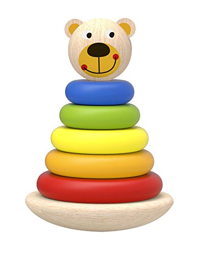 Tooky Toys tkf004 Holz Bär Tower, Mehrfarbig Tooky Toys tkf004 Holz Bär Tower, Mehrfarbig von Tooky Toy