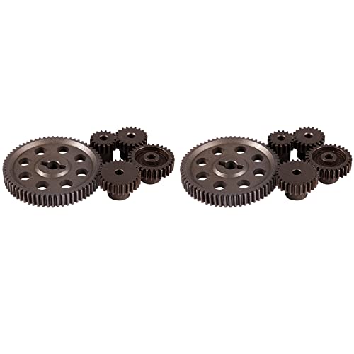 Toolvvik 2X Differential Haupt Metall Stirn Rad 64T 17T 21T 26T 29T Motor Getriebe RC Auto Teil für 1/10 RC Auto Truck 94111 Toolvvik 2X Differential Haupt Metall Stirn Rad 64T 17T 21T 26T 29T Motor Getriebe RC Auto Teil für 1/10 RC Auto Truck 94111 von Toolvvik