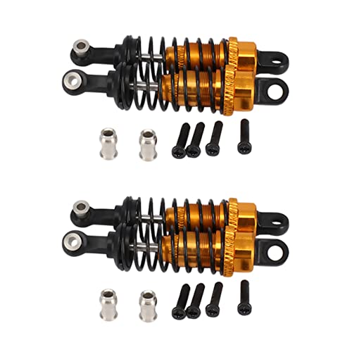 Toolvvik 4 StüCke öL Einstellbare 65mm StoßDäMpfer DäMpfer für Rc Auto 1/18 A959 A969 A979 K929, Gelb Toolvvik 4 StüCke öL Einstellbare 65mm StoßDäMpfer DäMpfer für Rc Auto 1/18 A959 A969 A979 K929, Gelb von Toolvvik
