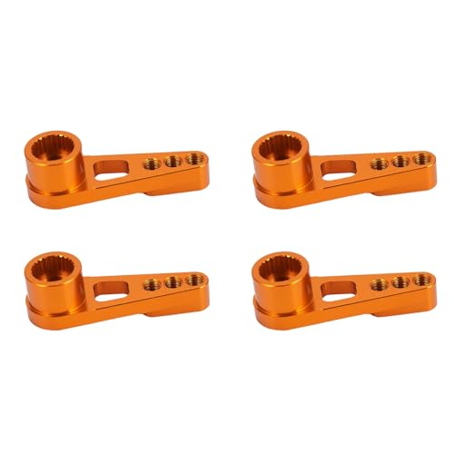 Toolvvik 4 Stück 25T Servo Arm Horn für A949 A959-B A969 A979 K929 RC Auto Teile, Gelb von Toolvvik