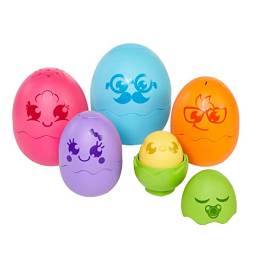 TOMY Toomies Versteck- und Quieck Eier, Matroschka Stapelset, Lernspielzeug durch Farben und Quietschen, Badespaß, Das perfekte Ostergeschenk, Spielzeug für Babys, Krabbler und kleine Kinder im Alter von 6 Monaten 1 Jahr, 2 und 3 Jahren TOMY Toomies Versteck- und Quieck Eier, Matroschka Stapelset, Lernspielzeug durch Farben und Quietschen, Badespaß, Das perfekte Ostergeschenk, Spielzeug für Babys, Krabbler und kleine Kinder im Alter von 6 Monaten 1 Jahr, 2 und 3 Jahren von Toomies