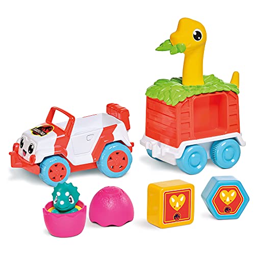 Toomies E73253 Tomy Dino Rescue Ranger, Dinosaur Children, Jurassic World, Educational Push & Go Vehicle Colours and Sound, Toy for Baby Boys & Girls Aged 12 Months +, Multicoloured von Toomies