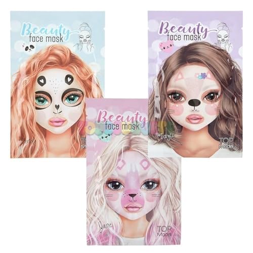 Depesche 11911 1 von 3 TOPModel Modellen - Passende Beauty Beauty Mask Mädchen Beauty Maske, Lieferumfang 1 Stück von Top Model