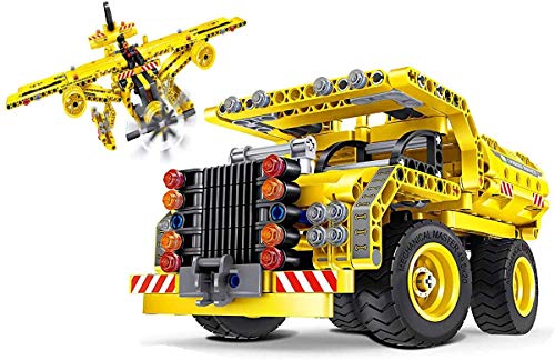 Top Race Muldenkipper & Flugzeug Modellbausatz für Erwachsene zum Bauen – 2-in-1 Bauen Sie Ihr eigenes pädagogisches DIY-Bastelset mit 361 Teilen Top Race Muldenkipper & Flugzeug Modellbausatz für Erwachsene zum Bauen – 2-in-1 Bauen Sie Ihr eigenes pädagogisches DIY-Bastelset mit 361 Teilen von Top Race