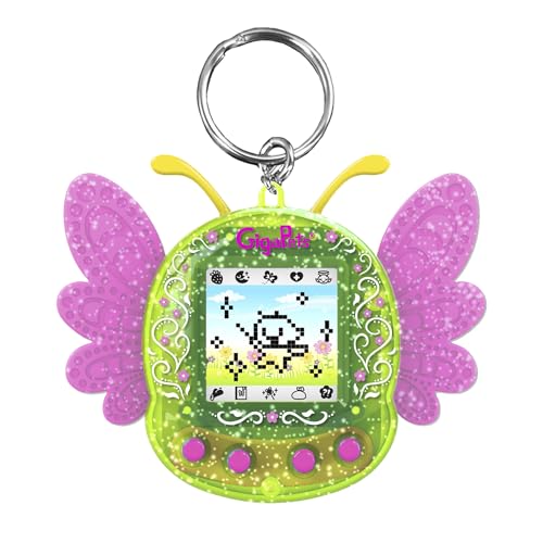Top Secret Toys Giga Pet Virtual Pet für Kinder ab 5 Jahren, 90er Jahre Throwback, Green Pixie | 25th Anniversary Edition | Verbesserte Sammleredition | Kinder lernen, sich um ein Haustier zu kümmern von Top Secret Toys