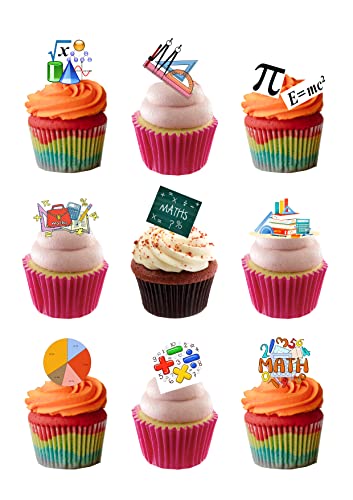 Top That 30 Stück Stand Up Mathematik Schule Thema Essbares Oblatenpapier Kuchendekorationen Top That 30 Stück Stand Up Mathematik Schule Thema Essbares Oblatenpapier Kuchendekorationen von Top That