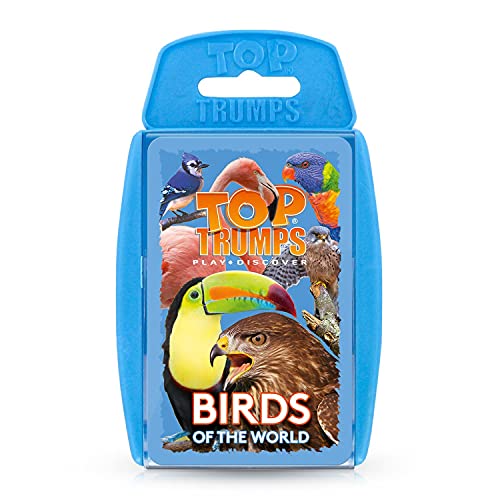 Top Trumps Birds of The World Classics Kartenspiel. Entdecken Sie einige interessante Fakten in diesem pädagogischen Spiel, einschließlich der Flügelspannweite des blauen Jays, für 2 Spieler und mehr Top Trumps Birds of The World Classics Kartenspiel. Entdecken Sie einige interessante Fakten in diesem pädagogischen Spiel, einschließlich der Flügelspannweite des blauen Jays, für 2 Spieler und mehr von Top Trumps