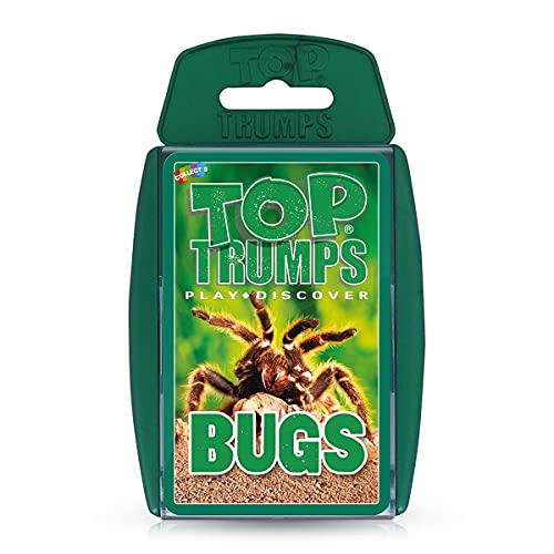 Top Trumps Bugs Classic Card Game, Learn Facts About The Black Widow, Furry Tarantula, Praying Mantis and The Ladybird in This Educational Packed Game, Gift and Toy for Boys and Girls Aged 6 Plus Top Trumps Bugs Classic Card Game, Learn Facts About The Black Widow, Furry Tarantula, Praying Mantis and The Ladybird in This Educational Packed Game, Gift and Toy for Boys and Girls Aged 6 Plus von Top Trumps