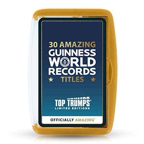 Top Trumps Guinness World Records Limited Editions Kartenspiel, entdecken Sie 30 erstaunliche Rekorde, darunter der größte Game Boy, die meisten tätowierten und längsten Fingernägel, Geschenk und Top Trumps Guinness World Records Limited Editions Kartenspiel, entdecken Sie 30 erstaunliche Rekorde, darunter der größte Game Boy, die meisten tätowierten und längsten Fingernägel, Geschenk und von Top Trumps