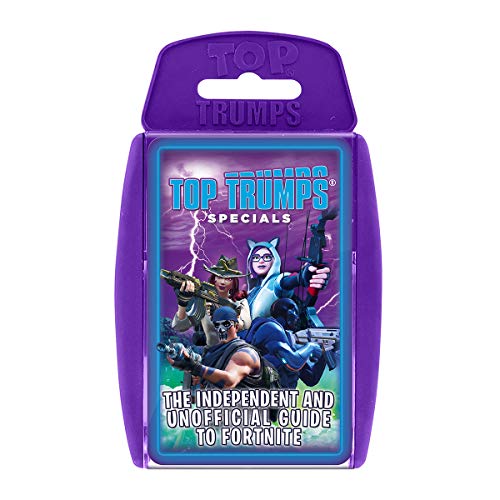 Top Trumps The Independent and Inoffizielle Guide To Fortnite Specials Kartenspiel, erfahren Sie Fakten über Waffenqualitäten, Feuerrate und mehr, pädagogische Gamer-Geschenke und Spielzeug für Jungen von Top Trumps