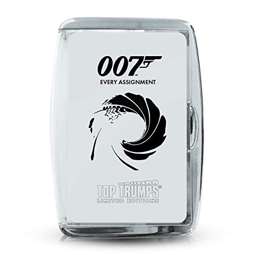Top Trumps James Bond Every Assignment Limited Editions Kartenspiel, mit 30 Charakteren, darunter Honey Ryder von Dr. No bis Nomi von No Time to Die, EIN tolles Geschenk für Kinder ab 12 Jahren Top Trumps James Bond Every Assignment Limited Editions Kartenspiel, mit 30 Charakteren, darunter Honey Ryder von Dr. No bis Nomi von No Time to Die, EIN tolles Geschenk für Kinder ab 12 Jahren von Top Trumps