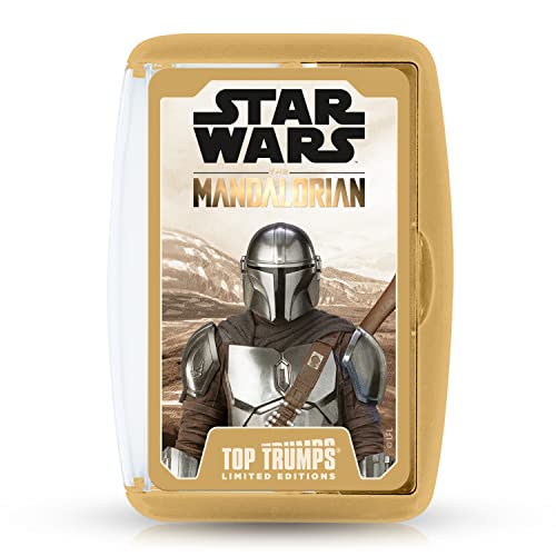 Top Trumps Star Wars The Mandalorian Limited Editions Kartenspiel, Spielen Sie mit Greef Karga, Moff Gideon, Boba Fett, Koska Reeves, und Grogu selbst, Geschenk und Spielzeug für Jungen und Mädchen ab von Top Trumps