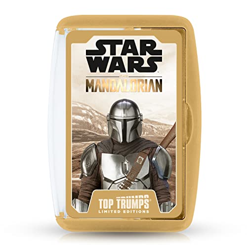 Top Trumps Star Wars The Mandalorian Limited Editions Kartenspiel, Spiel mit Greef Karga, Moff Gideon, Boba Fett, Koska Reeves und Grogu selbst, Geschenk und Spielzeug für Jungen und Mädchen ab 6 von Top Trumps