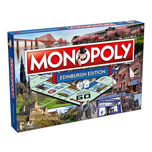 Monopoly-Brettspiel Edinburgh Edition: 2-6 Spieler, Familien-Brettspiele für Kinder und Erwachsene, Brettspiele für Kinder ab 8 Jahren, für Kinder und Erwachsene, ideal für Spieleabend von Top Trumps
