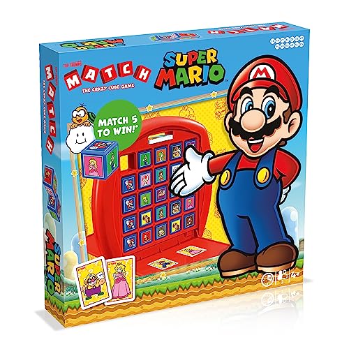 Puzzle-Spiel, Top Trumps Match Super Mario, setzen Sie 5 gleiche Figuren zum Gewinnen, das perfekte Spiel für Kinder im Alter 4+ von Top Trumps