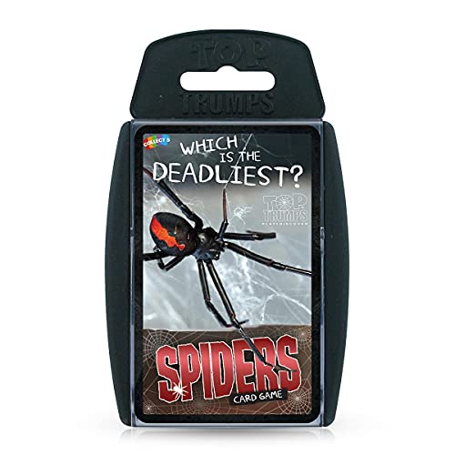 Top Trumps Spiders Classics Kartenspiel, entdecken Sie Fakten über den Goliath-Vogelfresser, die schwarze Witwe und die Radspinne in diesem pädagogischen Paket, für 2 Spieler und mehr als 6 Jahre sind Top Trumps Spiders Classics Kartenspiel, entdecken Sie Fakten über den Goliath-Vogelfresser, die schwarze Witwe und die Radspinne in diesem pädagogischen Paket, für 2 Spieler und mehr als 6 Jahre sind von Top Trumps