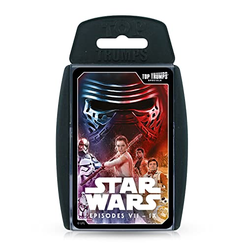 Top Trumps Star Wars Episoden 7-9 Special Kartenspiel English Edition Join Rey, Han Solo, Chewbacca, Finn, Kylo Ren aus Star Wars Episoden 7-9 Lernspiel für Kinder ab 4 Jahren, WM01824-EN1-6 von Top Trumps