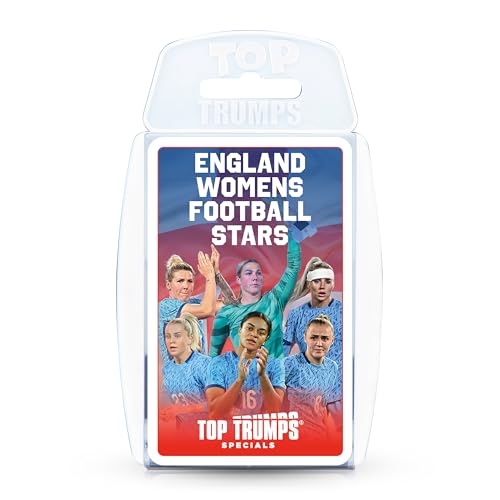 Top Trumps England Womens Football Stars Specials Kartenspiel, Spielen Sie mit Lucy Bronze, Ella Toone, Nikita Parris, Geschenk und Spielzeug für Jungen und Mädchen ab 6 Jahren Top Trumps England Womens Football Stars Specials Kartenspiel, Spielen Sie mit Lucy Bronze, Ella Toone, Nikita Parris, Geschenk und Spielzeug für Jungen und Mädchen ab 6 Jahren von Top Trumps