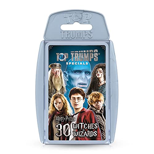 Top Trumps Harry Potter 30 Hexen und Zauberer Specials Kartenspiel, Spielen mit Harry, Ron, Hermine, Dumbledore, Snape, Hagrid und Voldemort, pädagogische Geschenke und Spielzeug für Jungen und Top Trumps Harry Potter 30 Hexen und Zauberer Specials Kartenspiel, Spielen mit Harry, Ron, Hermine, Dumbledore, Snape, Hagrid und Voldemort, pädagogische Geschenke und Spielzeug für Jungen und von Top Trumps