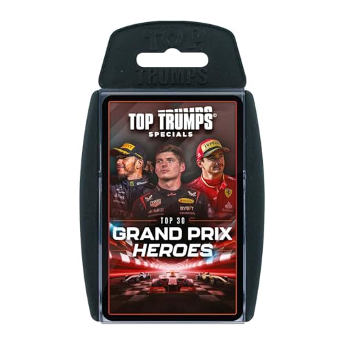 Top Trumps Kartenspiel F1 Grand Prix Heroes – Familienspiele für Kinder und Erwachsene – Lernspiele – Kartenspiele für Kinder bis 2 Spieler – Kriegsspiele für Kinder Top Trumps Kartenspiel F1 Grand Prix Heroes – Familienspiele für Kinder und Erwachsene – Lernspiele – Kartenspiele für Kinder bis 2 Spieler – Kriegsspiele für Kinder von Top Trumps