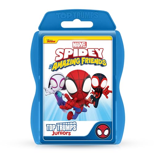Top Trumps Kartenspiel Spidey & Friends Junior – 5-in-1-Spiele für Kinder – Lernspiele – Kartenspiele für Familien – Quiz, Trivia, Gedächtnisspiel – 2+ Spieler-Spiel für 3 plus Kinder Top Trumps Kartenspiel Spidey & Friends Junior – 5-in-1-Spiele für Kinder – Lernspiele – Kartenspiele für Familien – Quiz, Trivia, Gedächtnisspiel – 2+ Spieler-Spiel für 3 plus Kinder von Top Trumps