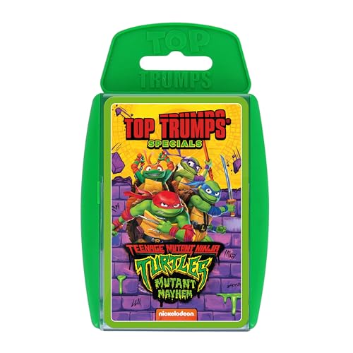 Top Trumps Kartenspiel Teenage Mutant Ninja Turtles - Familienspiele für Kinder und Erwachsene - Lernspiele - Kinder Kartenspiele für 2+ Spieler - Kartenspiele für Familien - Card Wars - für 6+ Kinder Top Trumps Kartenspiel Teenage Mutant Ninja Turtles - Familienspiele für Kinder und Erwachsene - Lernspiele - Kinder Kartenspiele für 2+ Spieler - Kartenspiele für Familien - Card Wars - für 6+ Kinder von Top Trumps