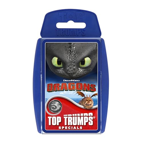 Top Trumps Lernspiel Drachenzähmen leicht gemacht – Spielen Sie mit Schluckauf und Ohnezahn – Reisebegleiter ist ein Geschenk für Kinder ab 6 Jahren von Top Trumps