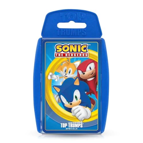 Top Trumps Sonic The Hedgehog Specials Kartenspiel, Lernkartenspiel erweckt Ihre Lieblingsfiguren zum Leben, einschließlich Schwänze, Knöchel, Familienspiel für Kinder ab 6 Jahren, WM02859-EN1-6 von Top Trumps