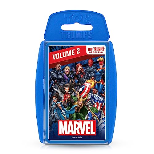 Top Trumps Specials Marvel Universe 2 Kartenspiel, Spielen Sie mit Sam Wilson als Captain America, Miles Morales, Black Widow und Hawkeye, pädagogisches Geschenk für Kinder ab 8 Jahren Top Trumps Specials Marvel Universe 2 Kartenspiel, Spielen Sie mit Sam Wilson als Captain America, Miles Morales, Black Widow und Hawkeye, pädagogisches Geschenk für Kinder ab 8 Jahren von Top Trumps