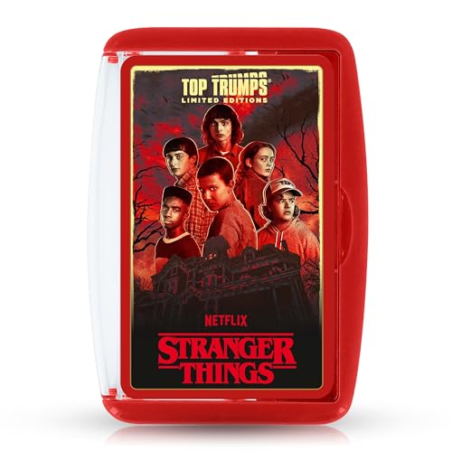 Top Trumps Stranger Things Kartenspiel | Familienspiele für Kinder und Erwachsene | Lernspiele | Kartenspiele für Kinder ab 2 Spieler | Kriegsspiele für Kinder | Spiele Top Trumps Stranger Things Kartenspiel | Familienspiele für Kinder und Erwachsene | Lernspiele | Kartenspiele für Kinder ab 2 Spieler | Kriegsspiele für Kinder | Spiele von Top Trumps