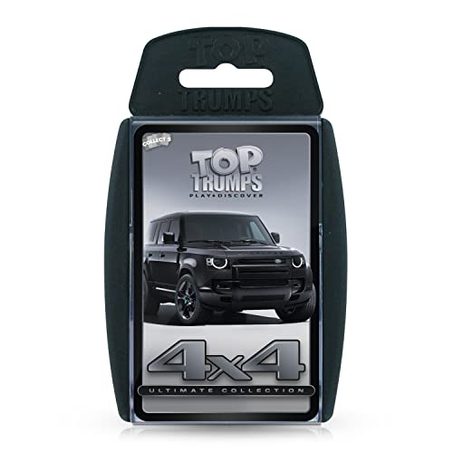 Top Trumps Ultimate 4x4 Vehicles Classics Card Game, Discover cool Facts on 30 of The Finest 4x4s Including James Bonds Defender, Teslas Cybertruck and Xplorer Flying Car, Game for Ages 8+ von Top Trumps