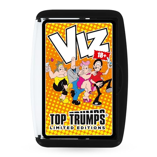 Top Trumps Viz Comics Limited Editions Kartenspiel, Spielen mit Johnny Fartpants, Roger Mellie und Big Vern, tolles Geschenk für Erwachsene ab 18 Jahren Top Trumps Viz Comics Limited Editions Kartenspiel, Spielen mit Johnny Fartpants, Roger Mellie und Big Vern, tolles Geschenk für Erwachsene ab 18 Jahren von Top Trumps