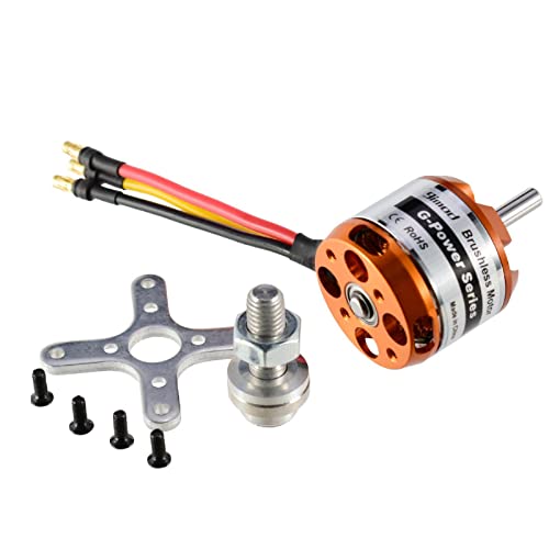 D3536 RC Brushless Motor, Brushless Motor Speed Controller Set für RC Drone Quadcopter Multi-Rotor Aircraft Accessroy Teile Fixed-Wing (910KV) von TopHomer