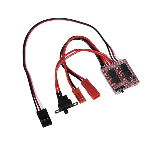 TopHomer 2PCS 30A gebürstet ESC, RC 30A Motor gebürstet, gebürstete elektronische Geschwindigkeitsregler, Stallleistung Elektronischer Geschwindigkeitsregler TopHomer 2PCS 30A gebürstet ESC, RC 30A Motor gebürstet, gebürstete elektronische Geschwindigkeitsregler, Stallleistung Elektronischer Geschwindigkeitsregler von TopHomer