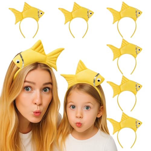 TOPTIE 6 Stück Fisch-Stirnbänder, Kostüm-Party-Zubehör, Halloween, Stirnband, Osterdekoration TOPTIE 6 Stück Fisch-Stirnbänder, Kostüm-Party-Zubehör, Halloween, Stirnband, Osterdekoration von TopTie