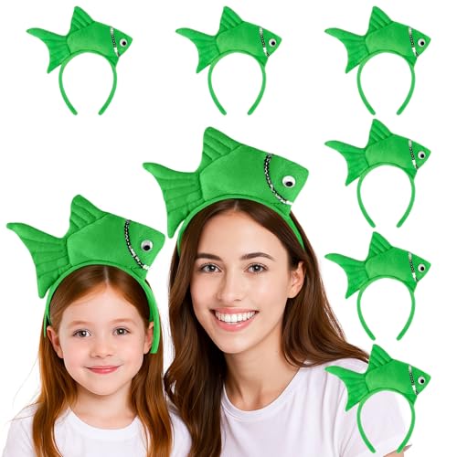 TOPTIE 6 Stück Fisch-Stirnbänder, Kostüm-Party-Zubehör, Halloween, Stirnband, Osterdekoration TOPTIE 6 Stück Fisch-Stirnbänder, Kostüm-Party-Zubehör, Halloween, Stirnband, Osterdekoration von TopTie