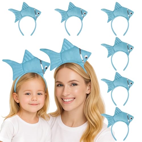 TOPTIE 6 Stück Fisch-Stirnbänder, Kostüm-Party-Zubehör, Halloween, Stirnband, Osterdekoration TOPTIE 6 Stück Fisch-Stirnbänder, Kostüm-Party-Zubehör, Halloween, Stirnband, Osterdekoration von TopTie