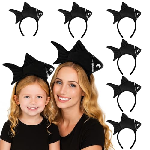 TOPTIE 6er Pack Fisch-Haarreife Kostüm-Party-Accessoire Halloween-Haarreif Osterdekoration TOPTIE 6er Pack Fisch-Haarreife Kostüm-Party-Accessoire Halloween-Haarreif Osterdekoration von TopTie